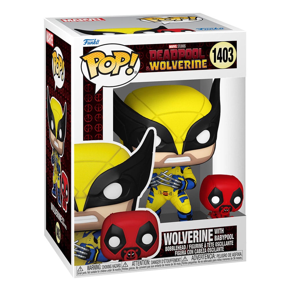 Deadpool 3 POP & Buddy! Vinyl Figure Wolverine w/ Babypool 9 cm Funko POP