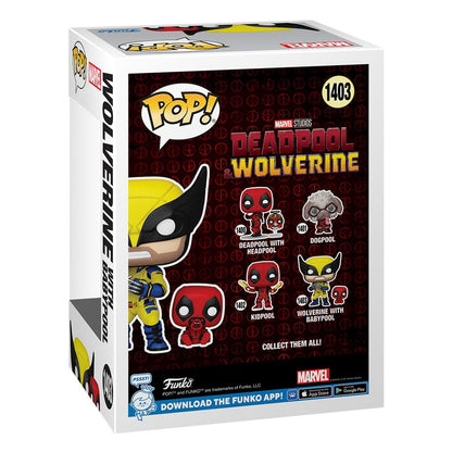 Deadpool 3 POP & Buddy! Vinyl Figure Wolverine w/ Babypool 9 cm Funko POP