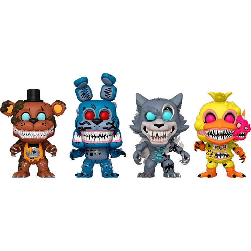 Five Nights at Freddy's POP! TV Vinyl Figure 4-Pack Twisted Ones 9 cm - FanofThings.co.uk