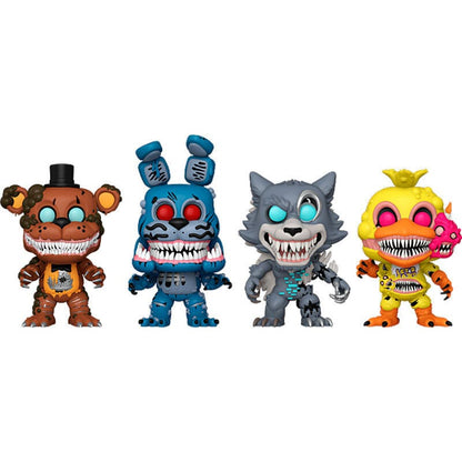 Five Nights at Freddy's POP! TV Vinyl Figure 4-Pack Twisted Ones 9 cm - FanofThings.co.uk