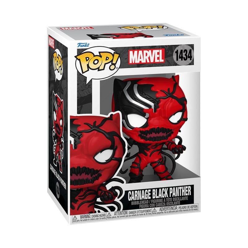Marvel POP! Vinyl Figure Carnageized - Black Panther 9 cm Funko