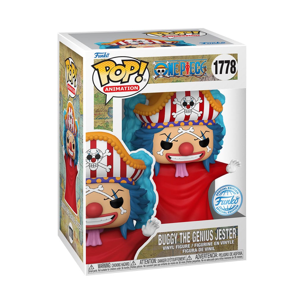 One Piece POP! Movies Vinyl Figure Buggy (Post Time-Skip) Exclusive 9 cm Funko POP