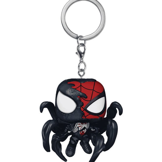 Marvelâ€™s Spider-Man 2 POP! Vinyl Keychains 4 cm Advanced Suit 2.0 Symbiote Takeover Display (12) Keyrings