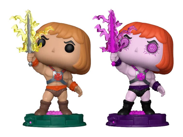 Masters of the Universe POP! Animation Vinyl Figures He-Man w/Chase 9 cm Assortment (6) POP! Figures