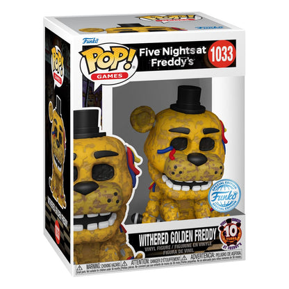 Five Nights at Freddy's POP! Games Vinyl Figure Withered Gldn Frdy 9 cm Funko POP Funko
