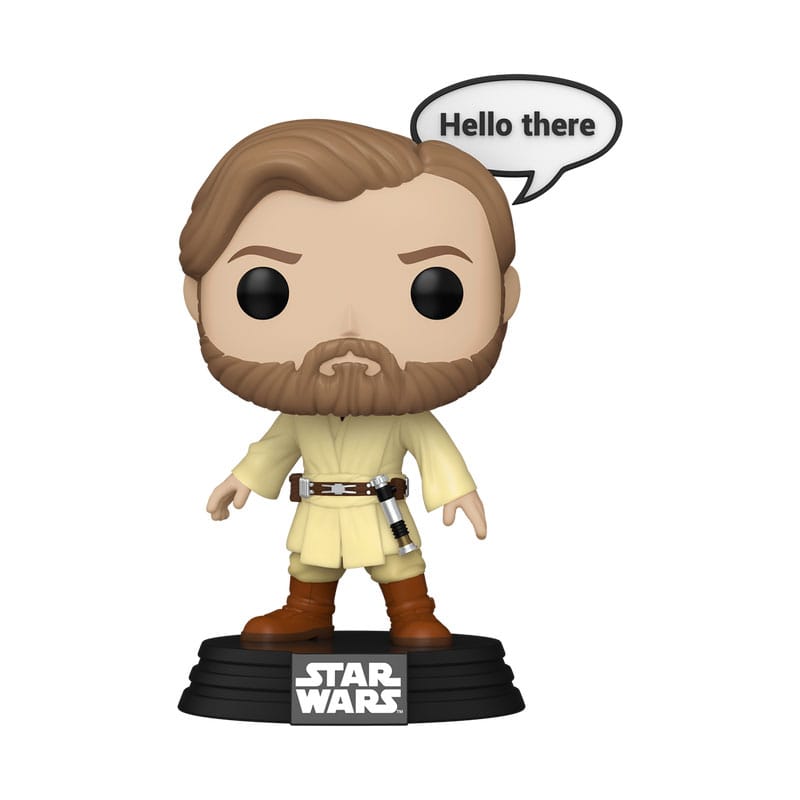 Star Wars: Sayings POP! Plus Movies Vinyl Figure Obi-Wan Kenobi 9 cm Funko