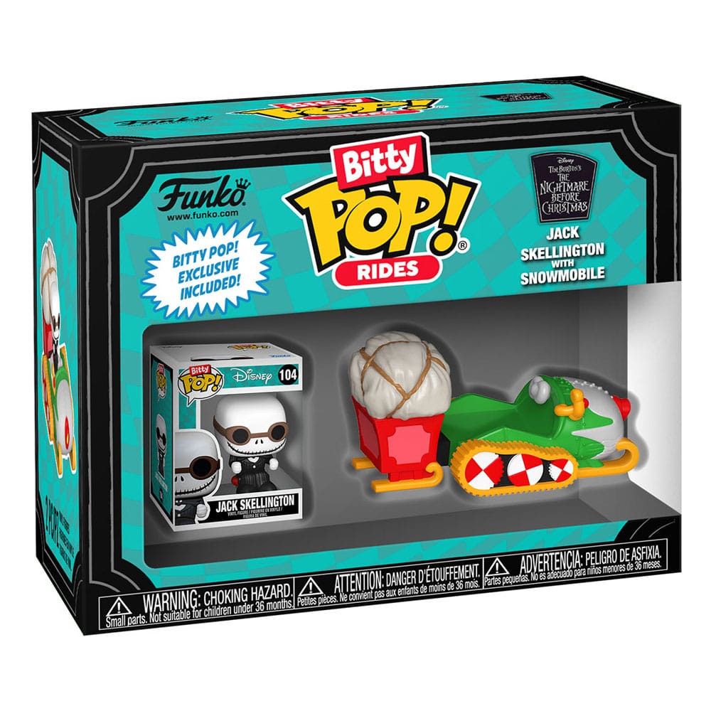 Nightmare before Christmas POP! Rides Vinyl Figure Jack Skellington w/Snowmobile 2,5 cm POP! Figures