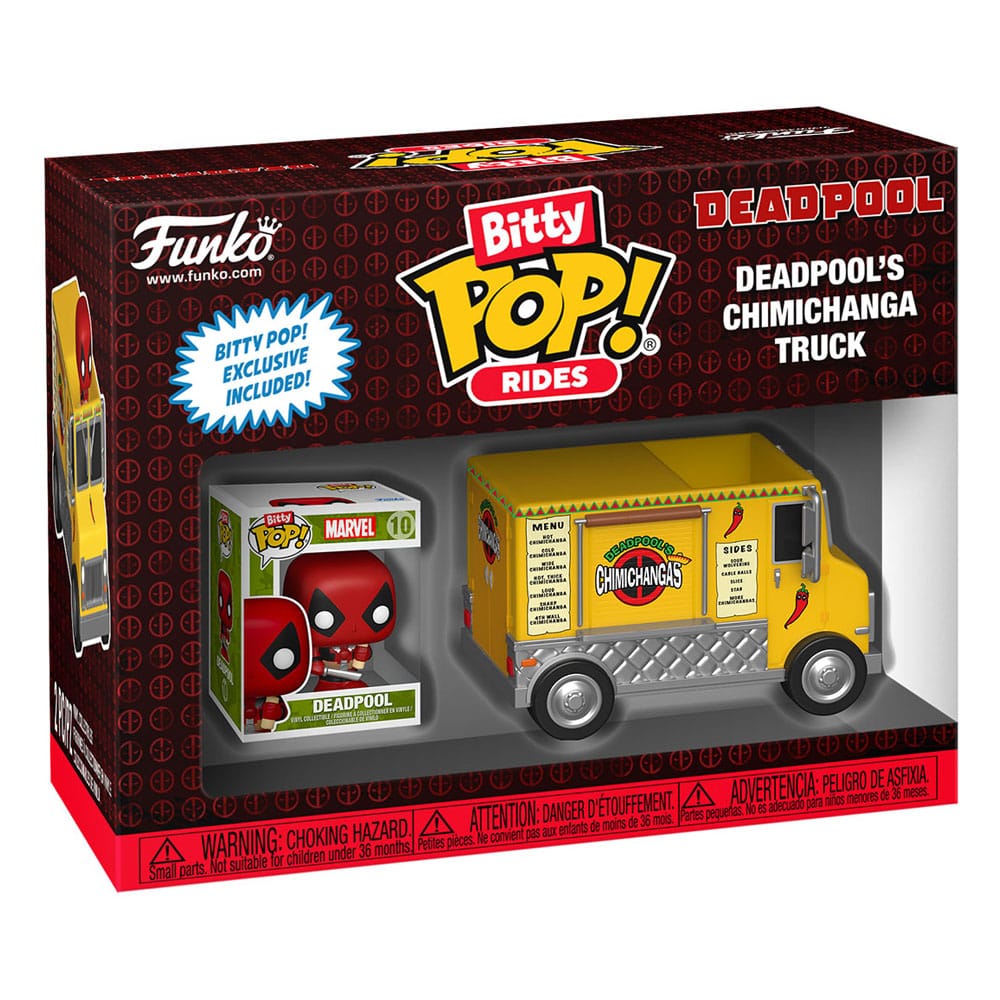 Marvel POP! Rides Vinyl Figure Deadpool w/Chimichanga Truck 2,5 cm Funko POP Funko
