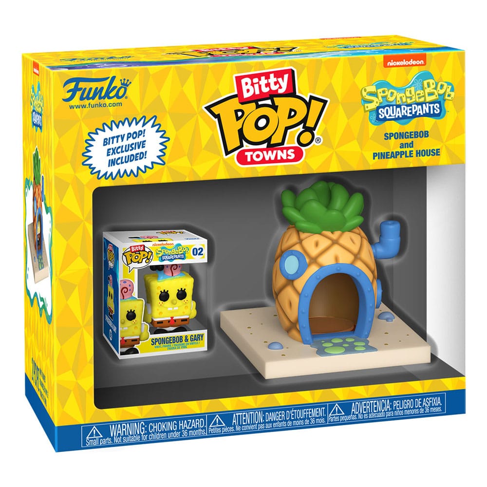 Spongebob Bitty POP! Town Vinyl Figure Spongebob at Home Funko POP