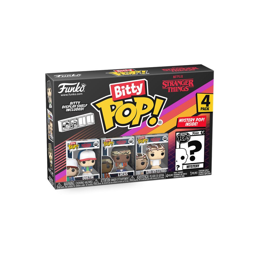 Stranger Things Bitty POP! Vinyl Figure 4-Pack Dustin 2,5 cm Funko