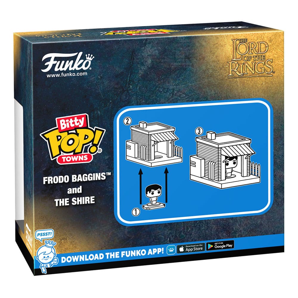 Lord of the Rings Bitty POP! Town Vinyl Figure Frodo at Shire Funko POP Funko