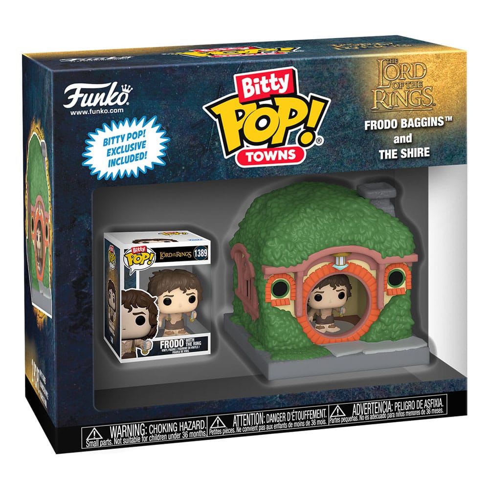 Lord of the Rings Bitty POP! Town Vinyl Figure Frodo at Shire Funko POP Funko