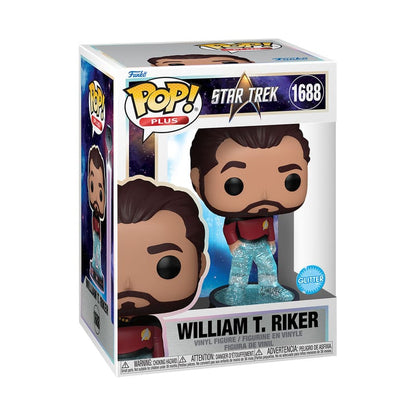 Star Trek Transporter POP! Plus Movies Vinyl Figure Riker 9 cm Funko