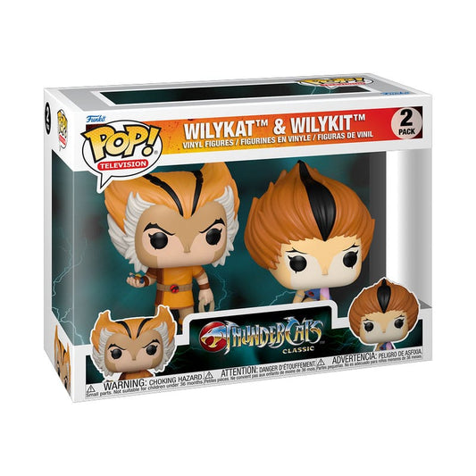 Thundercats POP! Vinyl Figures 2-Pack Wilykat & Wilykit 9 cm Funko POP