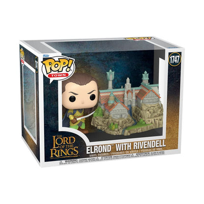The Lord of the Rings POP! Town Vinyl Figure Elrond & Rivendell 9 cm Funko