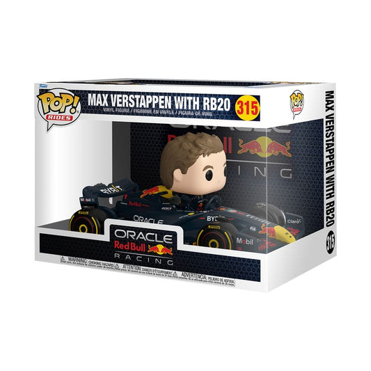 Formula 1 POP! Rides Super Deluxe Vinyl Figure RB- Verstappen w/RB20 15 cm Funko