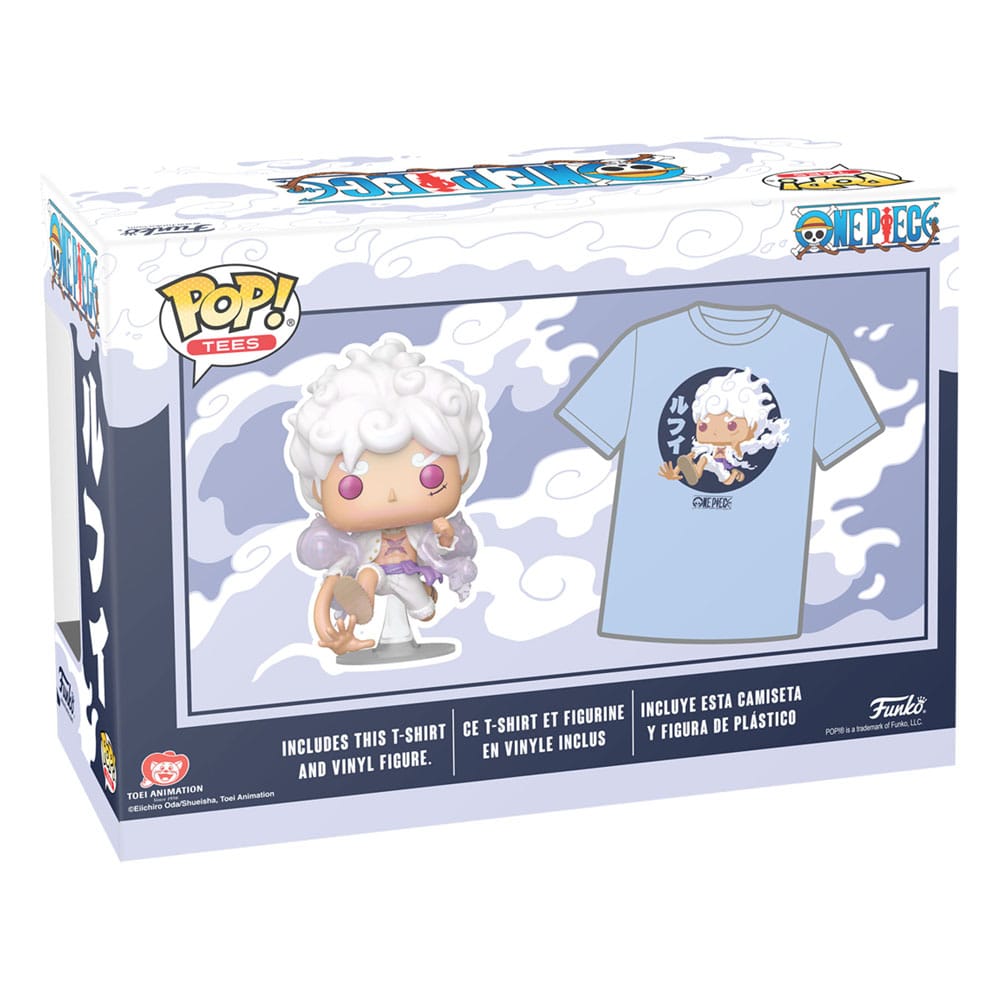 One Piece POP! & Tee Box Luffy Fifth Gear Size M