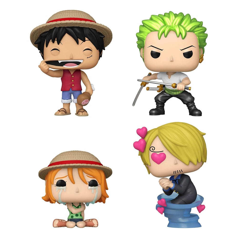 One Piece POP! Animation Vinyl Figure 4-Pack Refresh 4PK(EMEA) 9 cm POP! Figures