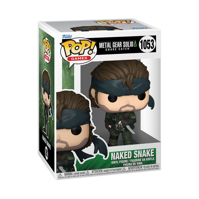 Metal Gear POP! Games Vinyl Figure Naked Snake 9 cm Funko POP