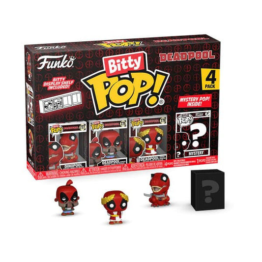 Deadpool Bitty POP! Vinyl Figure 4-Pack Dinopool 2,5 cm Funko
