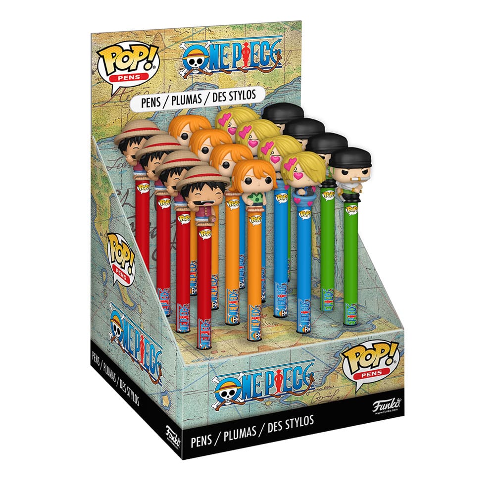One Piece POP! Homewares Pens with Toppers Display (16) Funko POP Funko