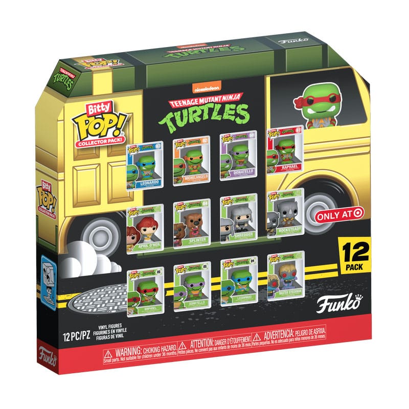 Teenage Mutant Ninja Turtles Bitty POP! Vinyl Figure 12-Pack 2,5 cm Funko