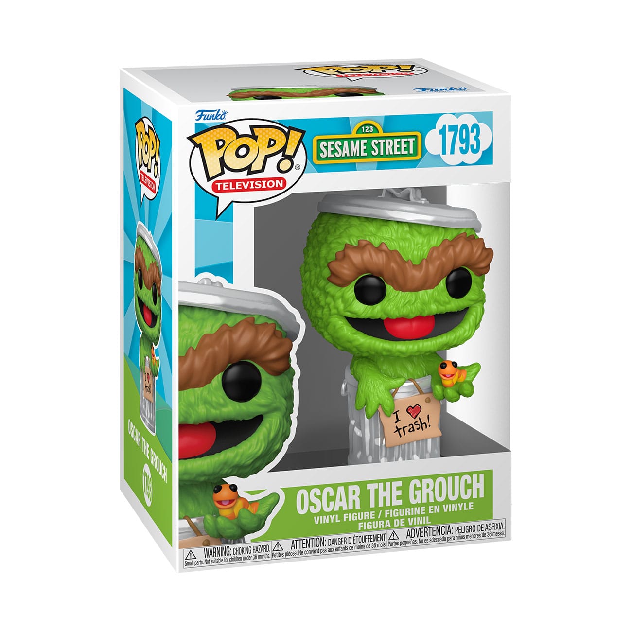 Sesame Street POP! TV Vinyl Figure Oscar the Grouch 9 cm Funko