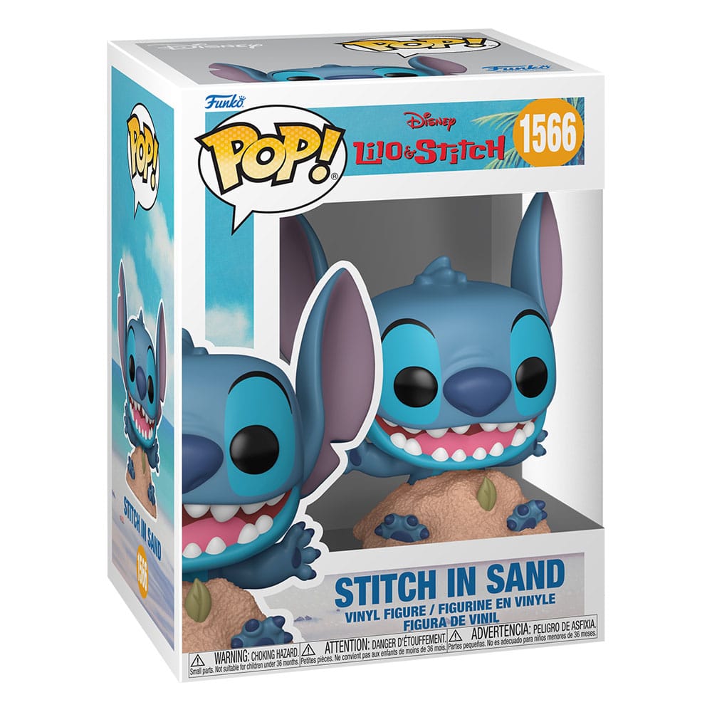 Lilo & Stitch POP! Vinyl Figure Stitch in Sand 9 cm Funko