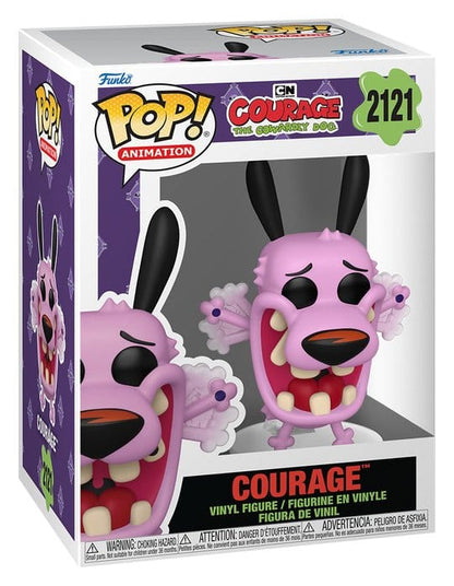 Courage the Cowardly Dog POP! Animation Vinyl Figures Courage 9 cm