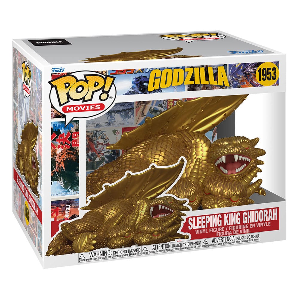 Godzilla Super Sized POP! Movies Vinyl Figure Sleeping King Ghidorah 15 cm Funko