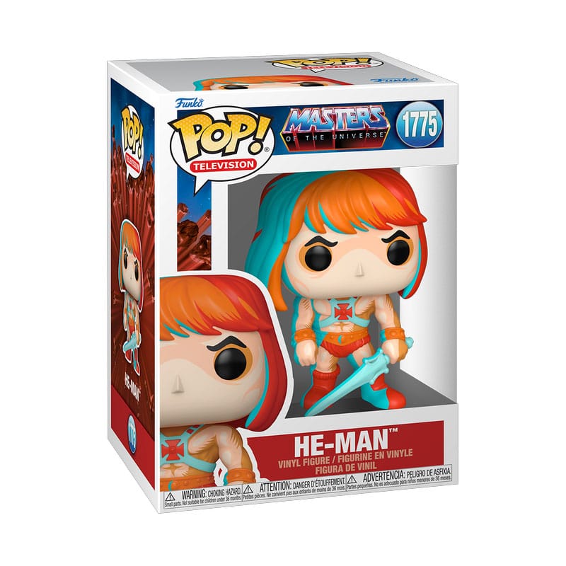 Masters of the Universe POP! Television Vinyl Figure He-Man (Comic Deco) 9 cm Funko