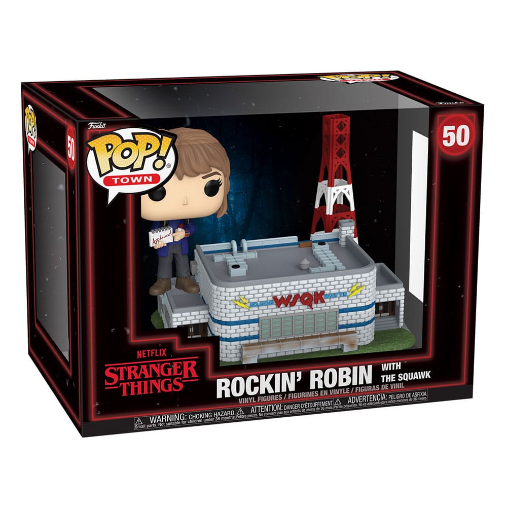 Stranger Things POP! Town Vinyl Figures Rockin' Robin with The Squawk 9 cm Funko