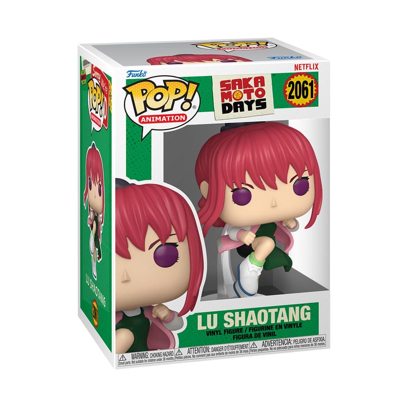 Sakamoto Days POP! Animation Vinyl Figures Lu 9 cm