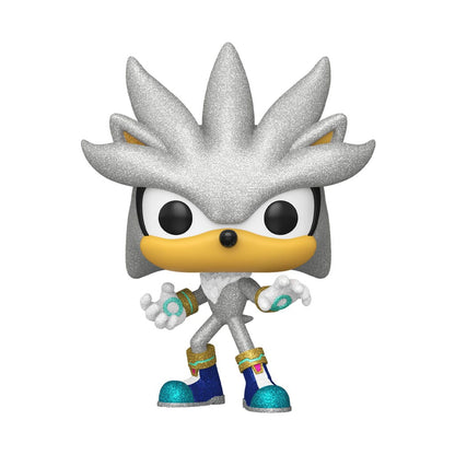 Sonic The Hedgehog POP! Games Vinyl Figure Silver The Hedgehog (FL) 9 cm Funko