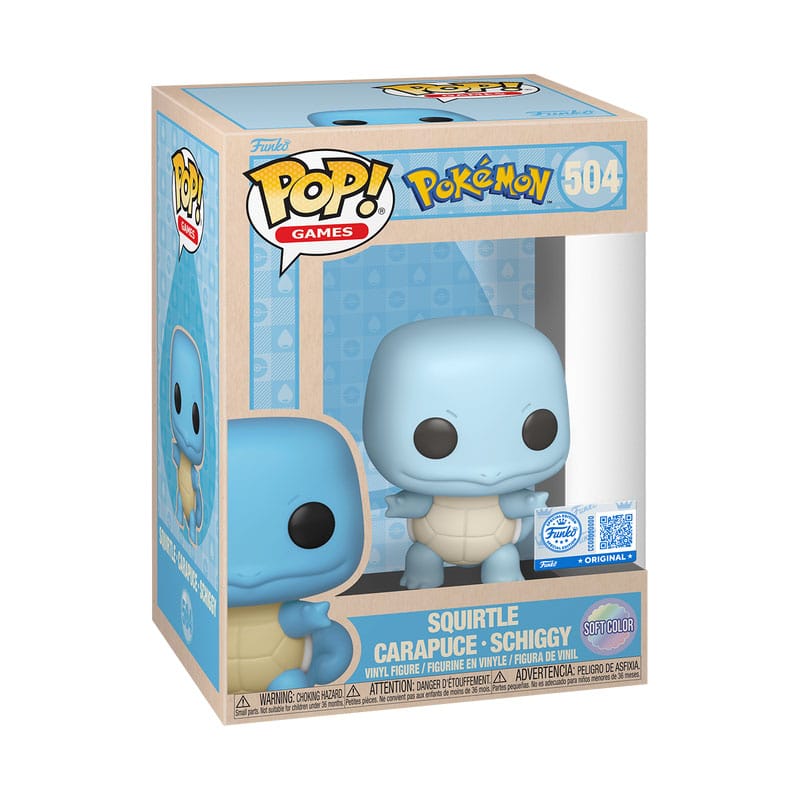 Pokemon POP! Games Vinyl Figure Squirtle (SftClr) 9 cm Funko