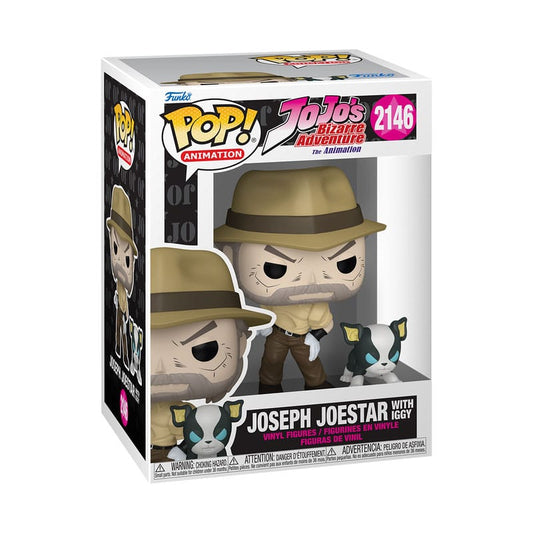 JoJo´s Bizarre Adventure POP!&Buddy Animation Vinyl Figures Joseph & Iggy 9 cm Funko POP - FanofThings.co.uk