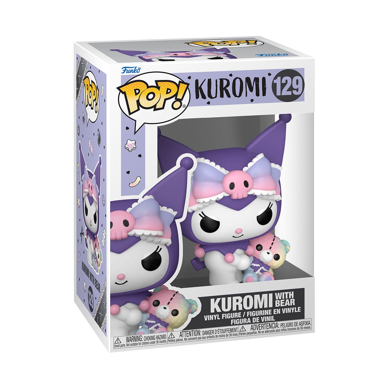 Sanrio POP!&Buddy Animation Vinyl Figures Kuromi w/ Bear 9 cm