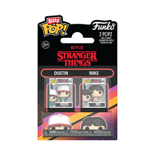 Stranger Things Bitty POP! Vinyl Figure 2-Pack Dustin & Mike 2,5 cm Funko POP - FanofThings.co.uk