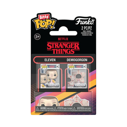 Stranger Things Bitty POP! Vinyl Figure 2-Pack Eleven&Demogorgon 2,5 cm Funko POP - FanofThings.co.uk
