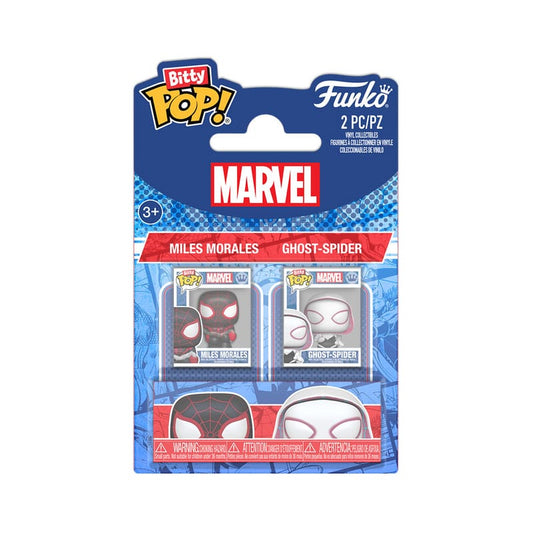 Spider-Man Bitty POP! Vinyl Figure 2-Pack MilesM&SGwen 2,5 cm Funko POP - FanofThings.co.uk