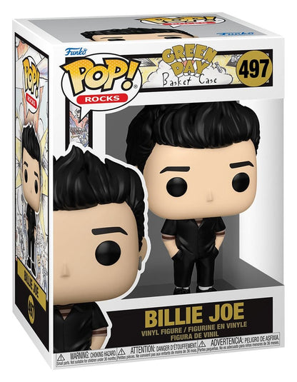 Green Day POP! Rocks Vinyl Figure Billie Joe (Basket Case) 9 cm Funko