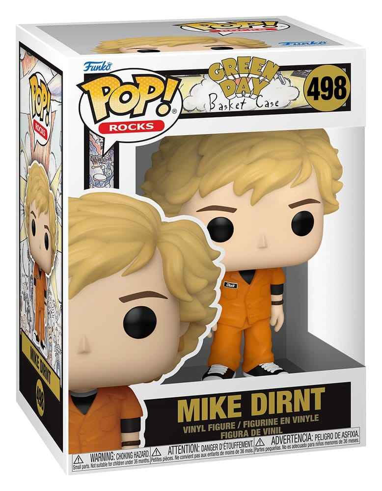 Green Day POP! Rocks Vinyl Figure Mike Dirnt (Basket Case) 9 cm