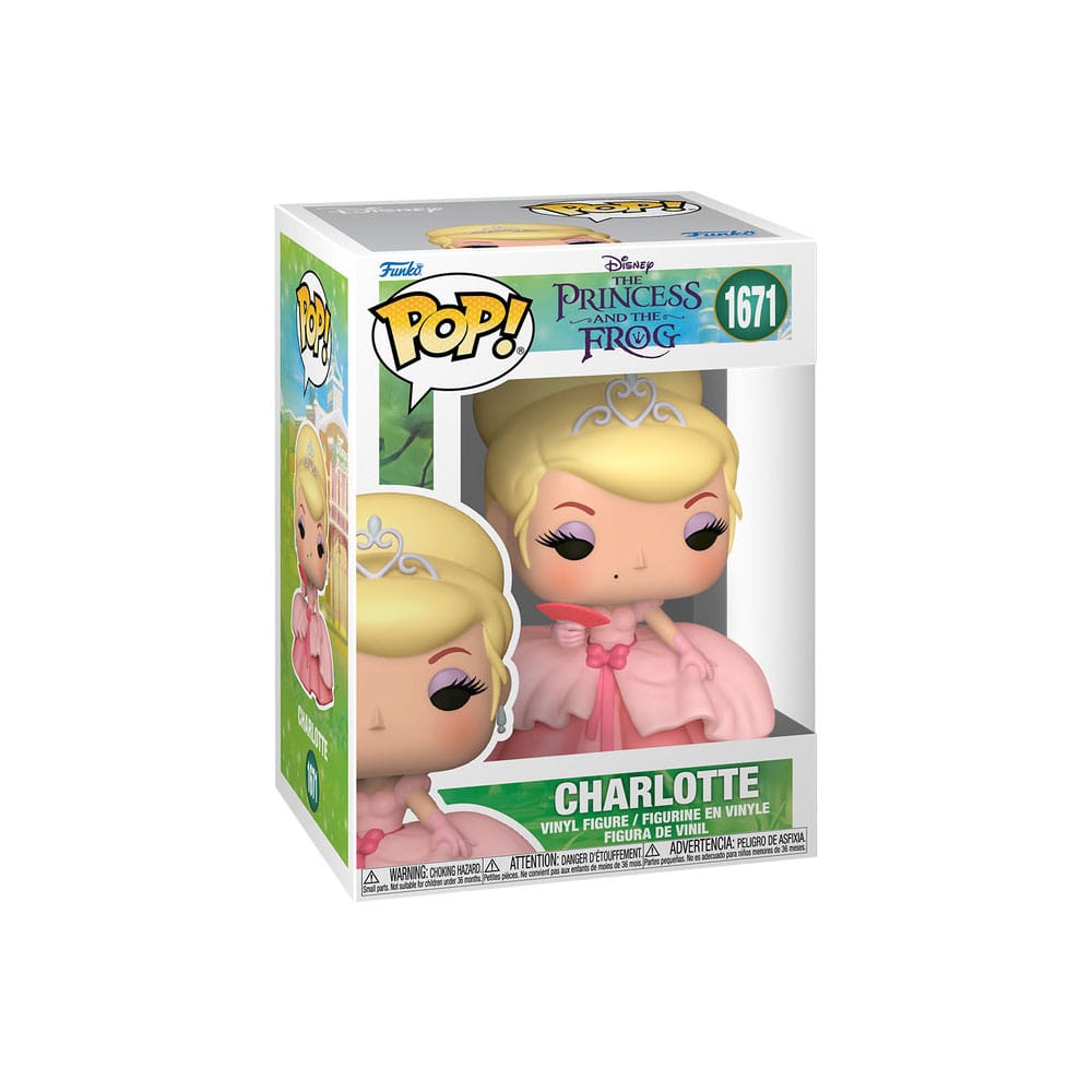 The Princess and the Frog POP! Vinyl Figures Charlotte w/Chase 9 cm Assortment (6)