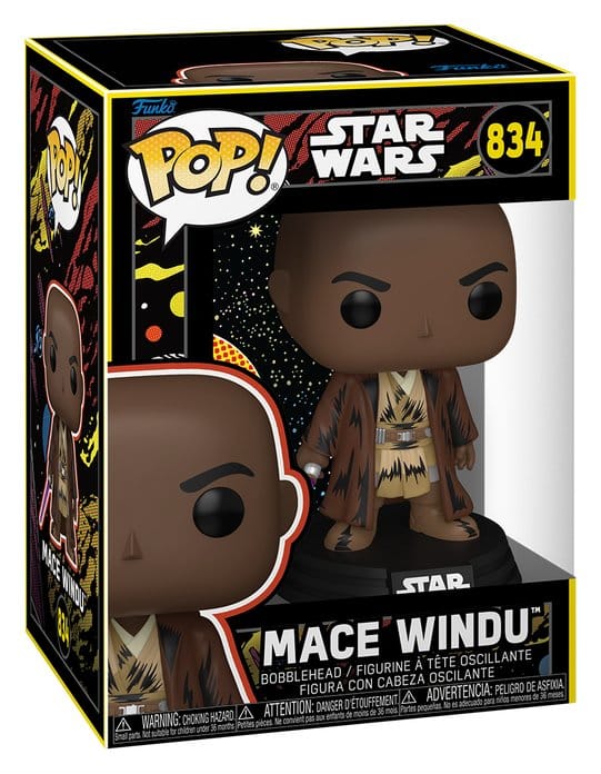 Star Wars: Mandalorian & Grogu POP! Vinyl Figure Mace Windu (Retro) 9 cm Funko