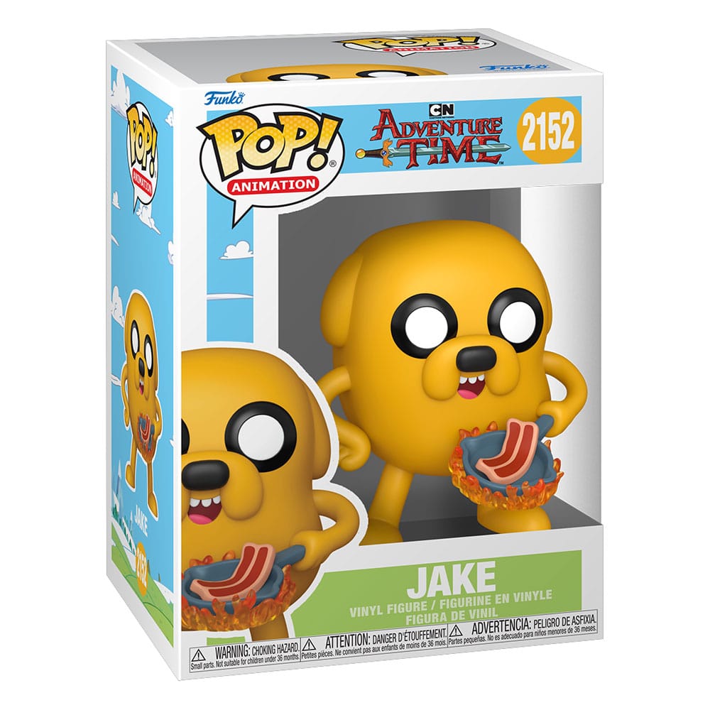 Adventure Time POP! Animation Vinyl Figure Jake with Bacon Pancakes 9 cm Funko