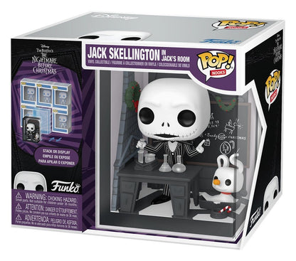 Nightmare Before Christmas POP! Nooks Vinyl Figure Jack Skellington's Room 9 cm Funko