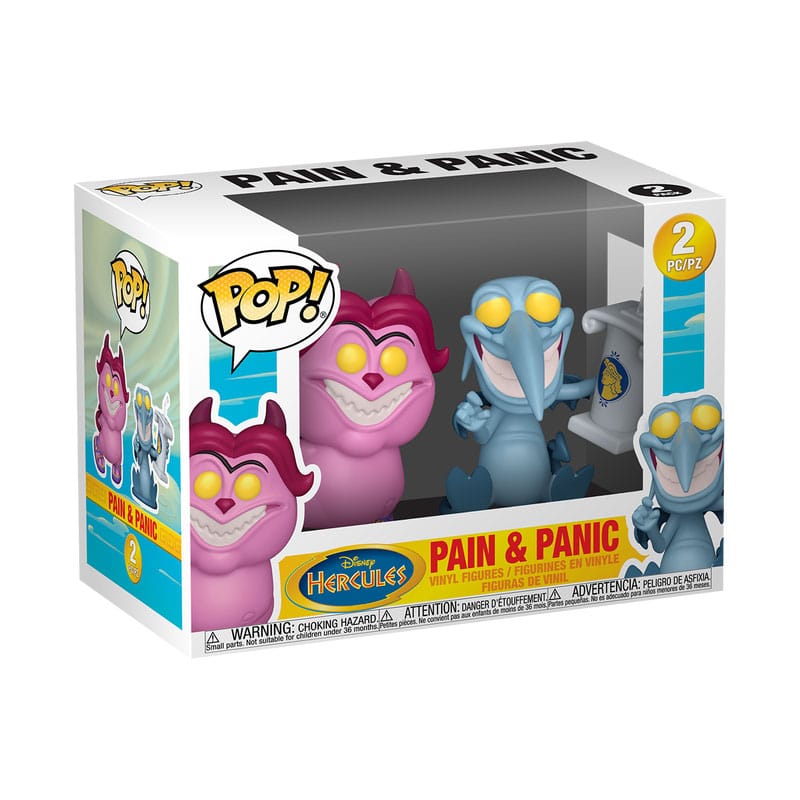 Hercules POP! Television Vinyl Figures 2-Pack Panic & Pain 9 cm