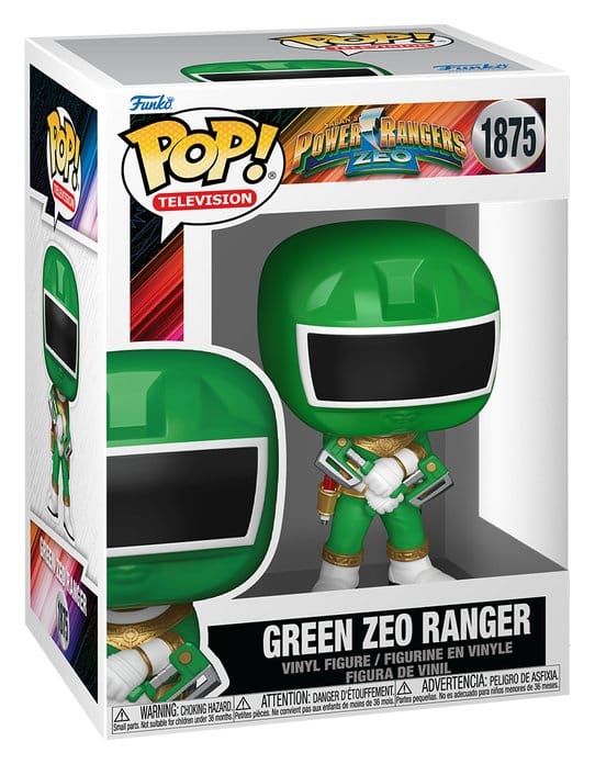 Power Rangers Zeo POP! Movies Vinyl Figures Zeo Ranger Green 9 cm Funko