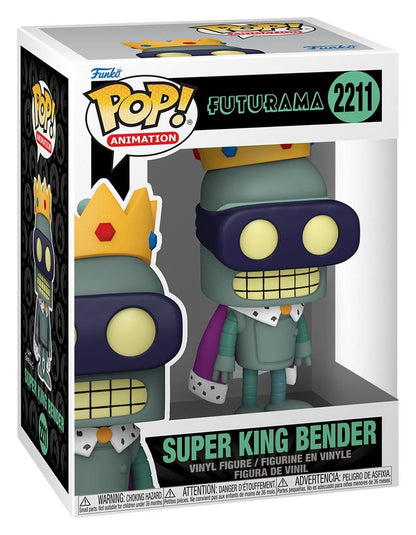 Futurama Pop! Animation Vinyl Figure Super King Bender 9 cm Funko