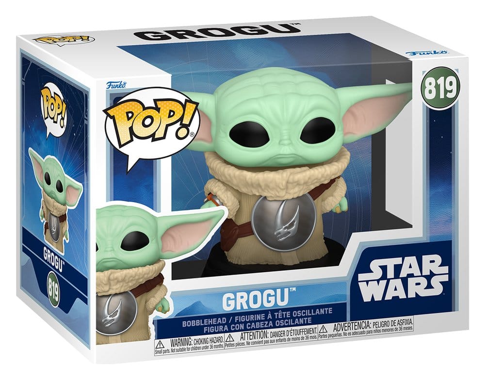 Star Wars: The Mandalorian and Grogu POP! Vinyl Bobblehead Figure Grogu 9 cm Funko
